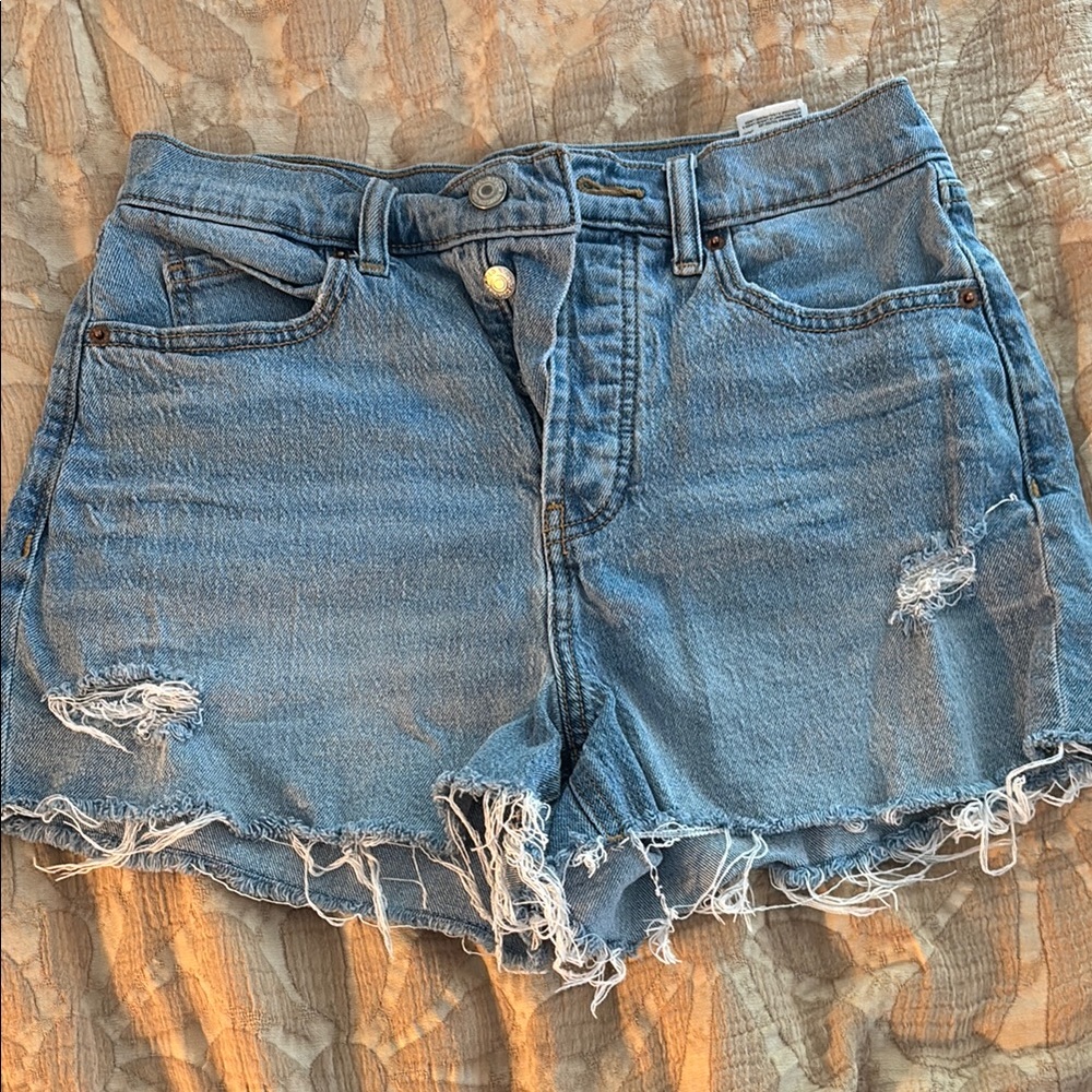 Denim Distressed Women's Shorts